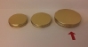 Blechdose goldlackiert 100 ml