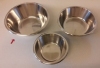 Stahl-Sch�ssel H95mm 3000 ml